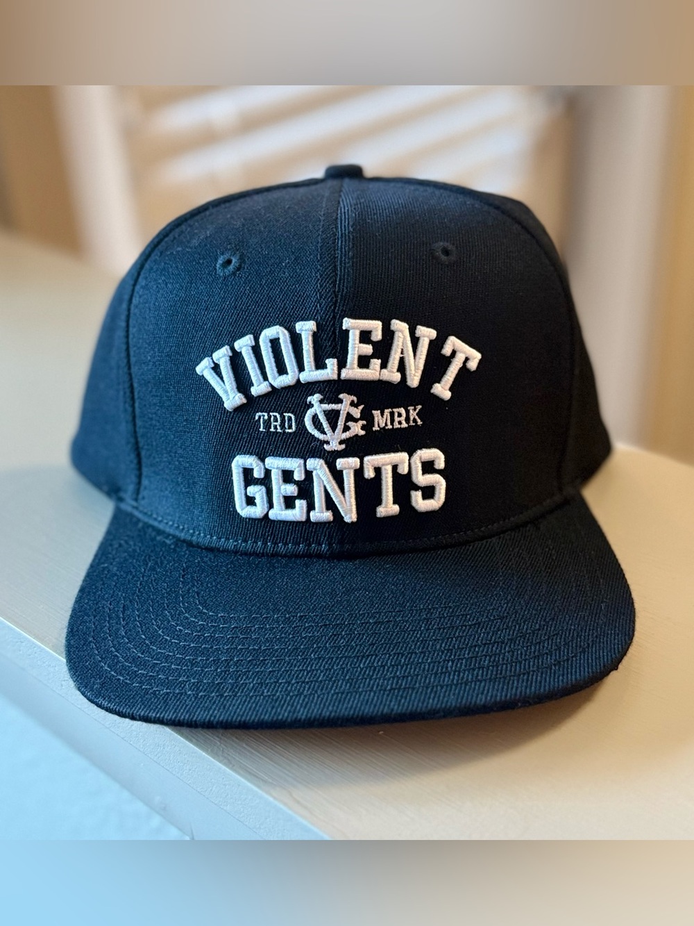 Violent Gentlemen Hockey Club Black Embroidered Chelios Snapback Hat, NWOT